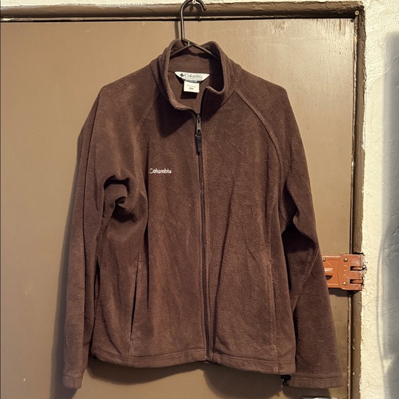 Columbia Other - Columbia Brown Fleece Zip-Up Jacket Size XL
